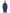 Men's knee length reversible down-filled parka with non-removable hood in Marine