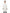 Men's knee length reversible down-filled parka with non-removable hood in Chalk