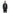Men's knee length reversible down-filled parka with non-removable hood in Black