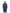 Men's knee length reversible down-filled parka with non-removable hood in Marine