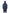 Men's knee length reversible down-filled parka with non-removable hood in Marine