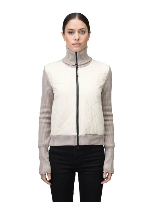 Ada Women's Quilted Full Zip Sweater - NEXT by Nobis