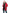Women's down filled parka that sits just below the hip with a clean look and two hip patch pockets in Red
