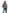 Women's lightweight jersey down filled jacket in Maroon