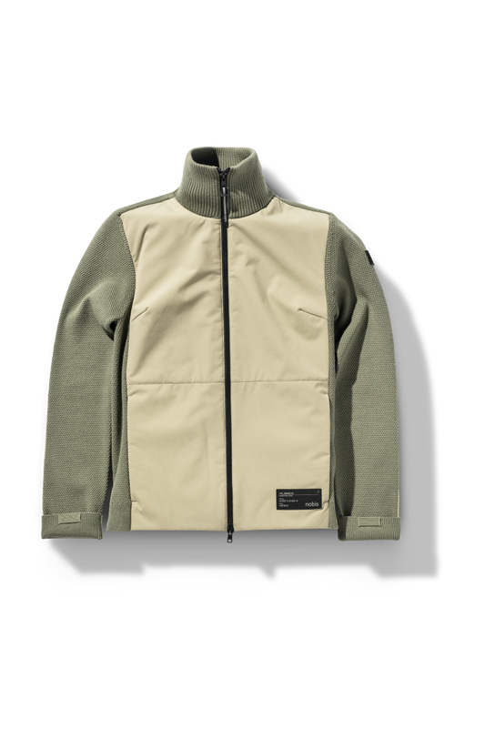 Evo Ladies Performance Full Zip Sweater in Tea + Tea