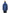 Women's hooded rain jacket with high low hem in Royal
