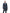 Women's classic trench coat that falls just above the knee in Navy
