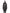 Women's down filled overcoat with fur trim in Dark Brown