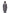 Women's thigh length collared rain jacket in Dk Grey