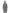Women's thigh length collared rain jacket in Dk Grey