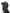 Unisex down-filled quilted fargo hat with adjustable chin strap in Black