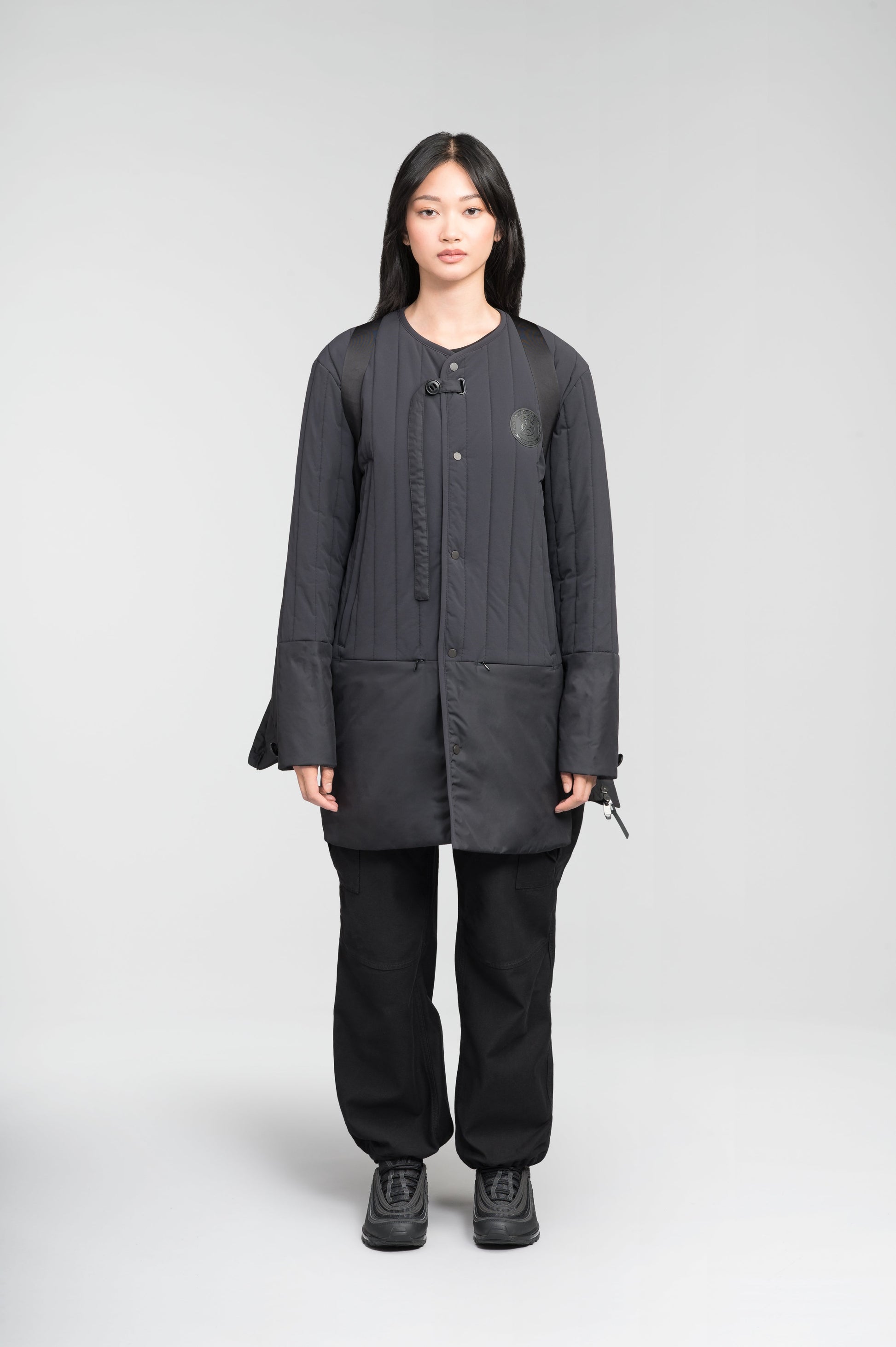 Stade Insulated Mid-Layer in Black