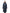 Long calf length women's trench inspired parka with removable fur trim around the hood and an asymetric closure in Navy