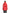 Women's thigh length raincoat with collar and non-removable hood in Vermillion