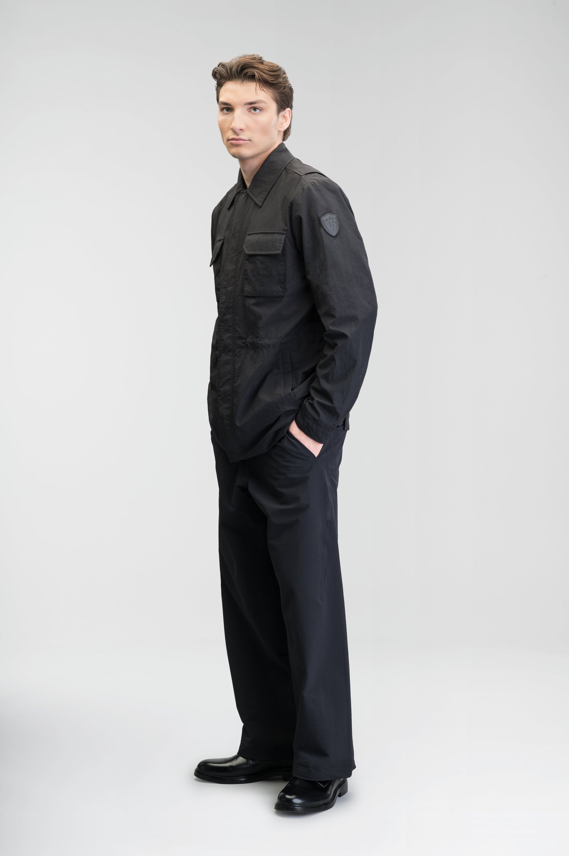 Tien Men's Field Jacket in Black