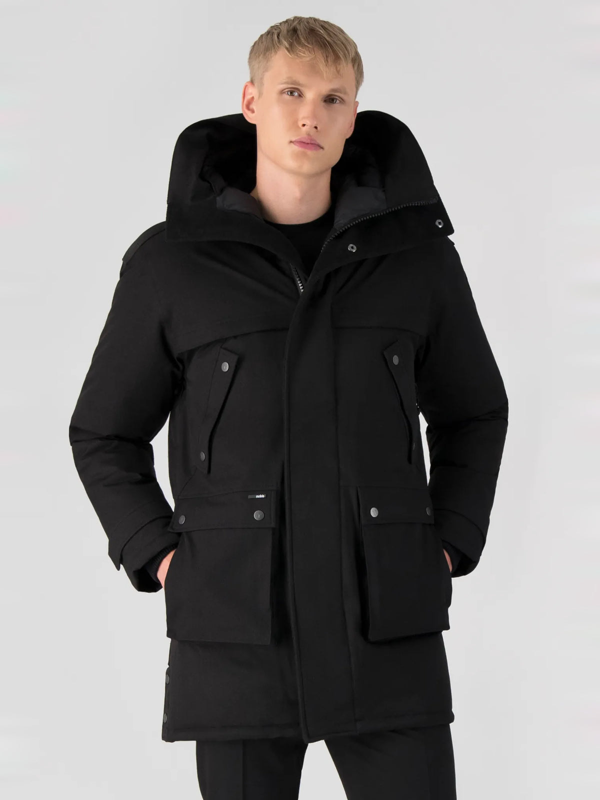 Yatesy Furless Men's Parka - Black