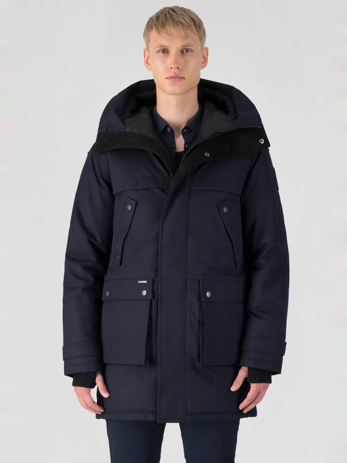 Yatesy Furless Men's Parka - Navy
